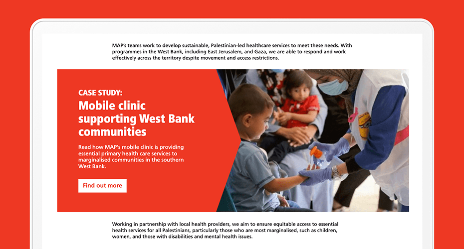 Read case study -  call to action